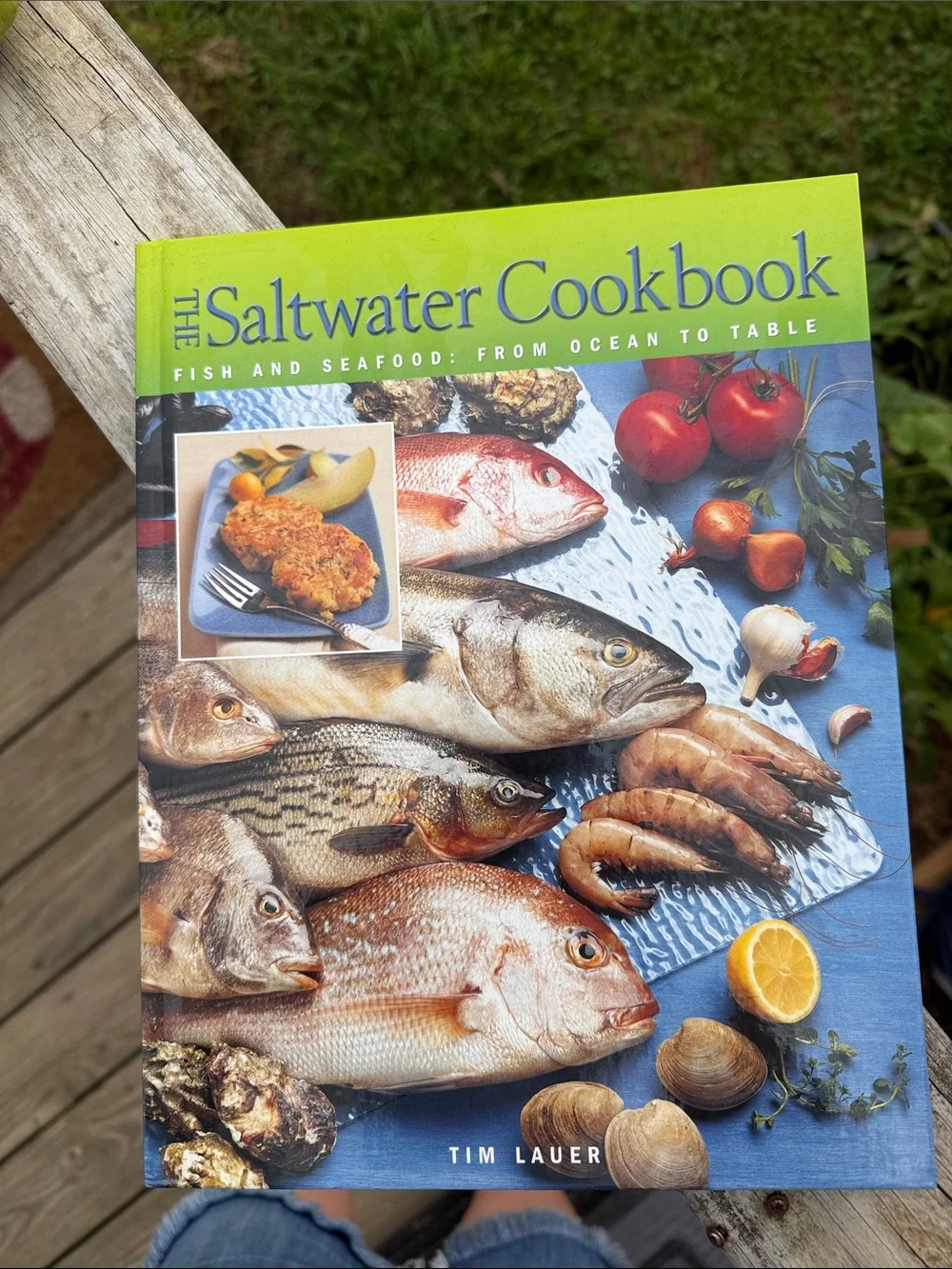 The Saltwater Cookbook - Blue and Lime Edition